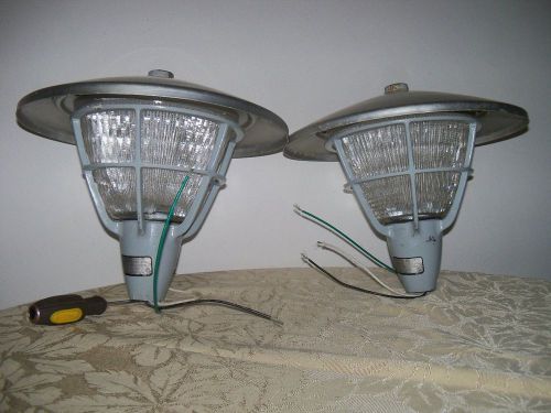 Vintage holophane outdoor postop lights  lb 450 for sale