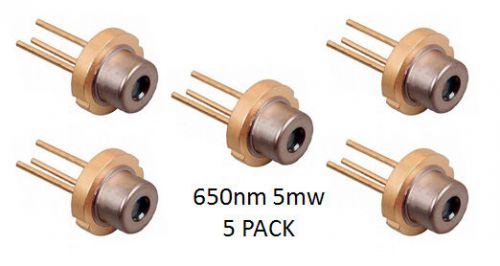 5mw laser diode 650nm 5 pack great for science projects