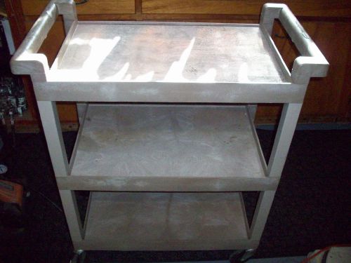 rubbermaid tuffmate cart 3 tier on casters