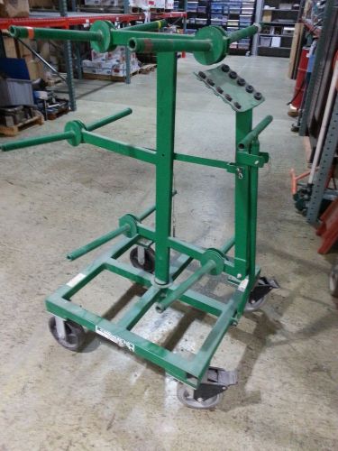 Greenlee 910 ten spool wire dispenser cart for sale