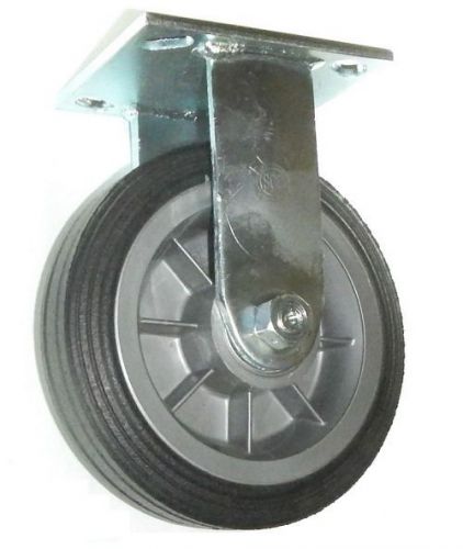 Light duty solid rubber 6&#034; x 2&#034;  rigid caster with 350 lbs capacity for sale