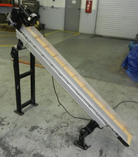 Dorner cleated incline conveyor belt series 2140 6&#039; x 5&#034; for sale