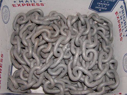Galvanized chain, 3/8&#034; x 23&#039; 8&#034; long, general lifting  farm/towing/yard for sale
