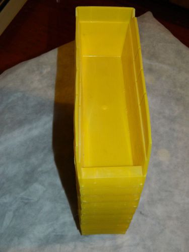 10 Plastic Bins  H = 4&#034; W= 4&#034; L= 11&#034;(NEW)