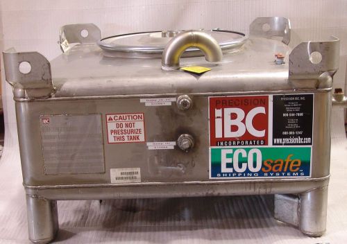 IBC liquid shipping tote recision Ecosafe stainless 126 gallon