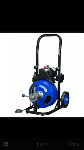 Harbor freight 50&#039; commercial power-feed electric drain cleaner coupon $150 off for sale