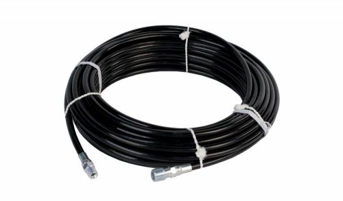 Sewer jetter hose 4800 psi 1/8&#034; x 50&#039; black thermoplastic weather resistant for sale