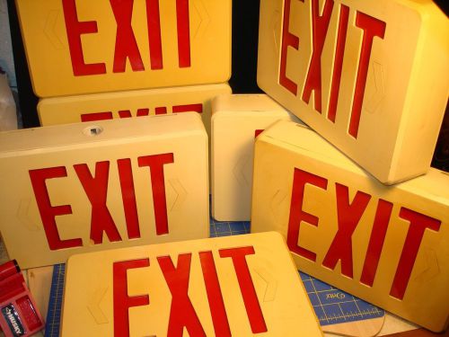 7 EXIT SIGNS