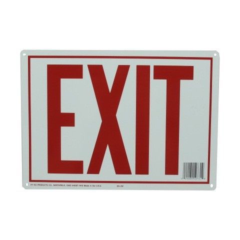 Legal &#034;Exit&#034; Sign