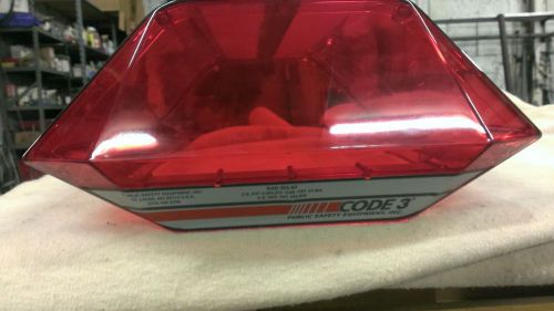 Code 3 XL 5100 Series lens S22012M End Caps Included
