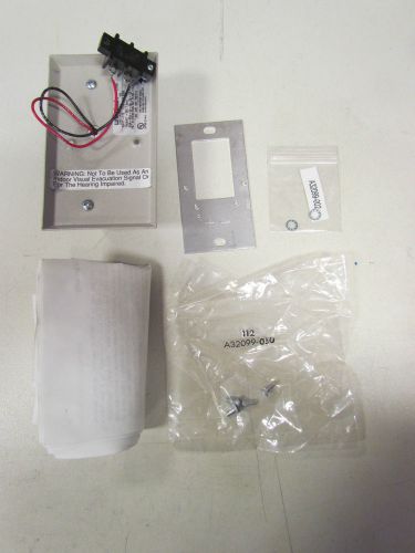 New - cooper wheelock single gang strobe 15cd gray wh1t-115-ns 103515 for sale