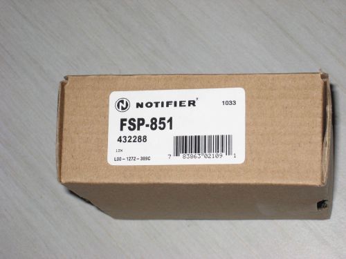 Notifier fsp- 851 fire alarm photoelectric detector head for sale