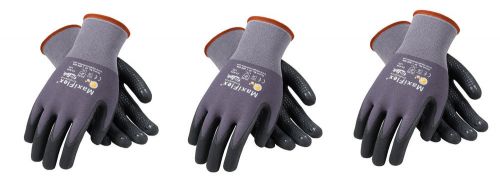 ATG G-Tek 34-844/M  MEDIUM Maxiflex Endurance Foam Nitrile Coated Gloves 3  Pair