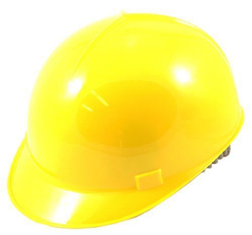 New forney 55837 bump cap with 4-point pinlock-type headgear  yellow for sale