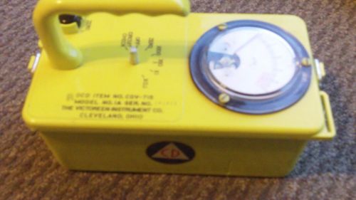 Radiation Detection Kit Includes CDV-715, Model 1A, Victoreen Instrument Co.