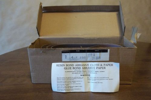 Resin Abrasives Cloth 4x132 150 Grit #31-388 - 2 New in Box