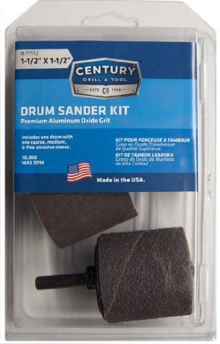 NEW Century 77112 Drum Sanding Kit  1-1/2 by 1-1/2