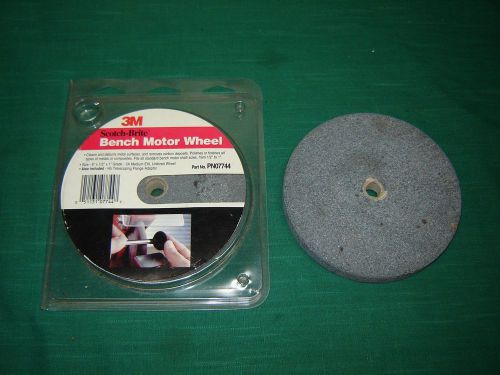 Lot of 2 3m scotch brite grinding wheel for bench grinder 6 x 1/2 x 1 medium 2a for sale
