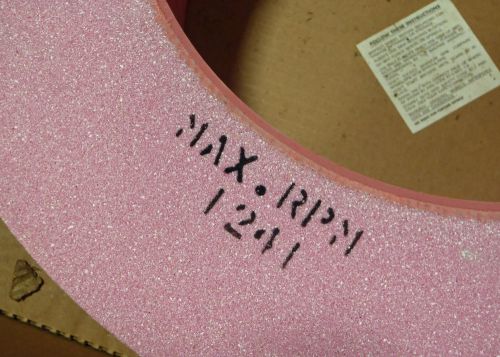 Cincinatti milacron 12a60-m6-vfm grinding wheel pink 20 x 7 x 12 nib for sale