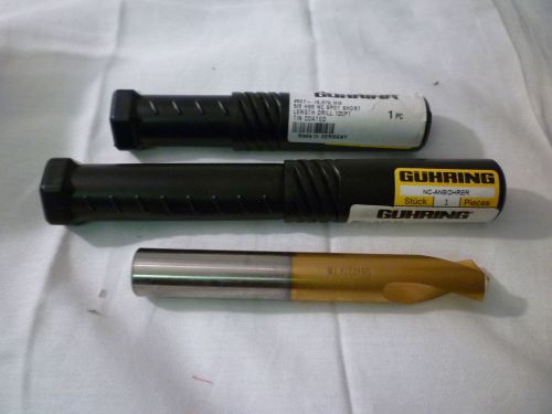104) guhring 567 15870mm 5/8 hss nc spot short length drill 120pt tin coated for sale
