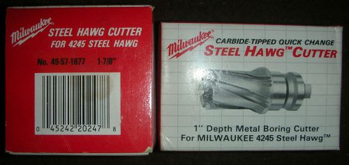 Milwaukee Quick Change Tang Drive Steel Hawg Cutter 1-7/8&#034; 49-57-1877