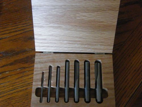 KIMBALL MIDWEST 7PC Super Primalloy Solid Carbide Drill Bits