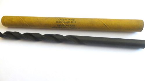 Morse Cutting Tools No.1314-27/64 Straight Shank Taper Length HS Drill Bit New