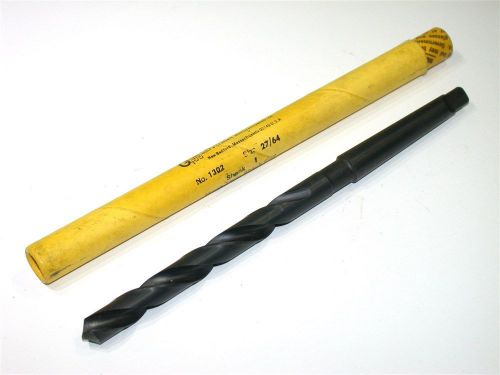 Up to 14 new 27/64&#034; morse #1 taper shank drill no. 1302 for sale