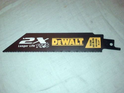 DEWALT 6&#039;&#039; 2X DWA4186 14/18 TPI Premium Metal cutting blades 10 Pack