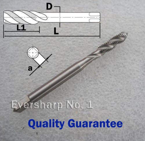 1pcs hss strengthing shank spiral fluted right hand machine tap m4 pitch 0.7mm for sale
