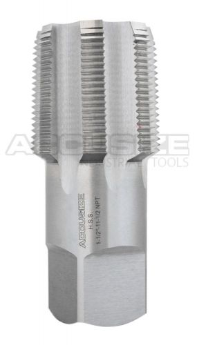 1-1/2 - 11-1/2 hss(m2) npt taper pipe tap, 7 flutes, ansi, ground, #npt-1-12 for sale