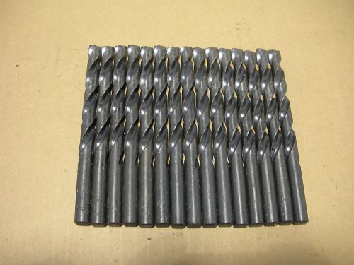 Lot of 15 size 3/8&#034; dormer hss high speed steel machining drill bits us #18 for sale