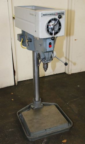 15&#034; Swg 0.75HP Spdl Rockwell 15-655 Bench Top DRILL PRESS, Vari-Speed, Jacobs Dr