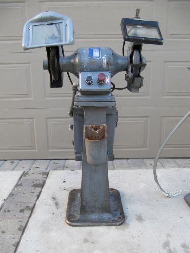 Baldor 3/4 hp bench grinder w/ pedestal 8123w for sale