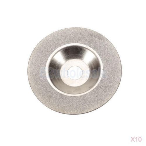 10x 100mm Diamond Concave Cutting Disc Cut Off Wheel DIY Craft Tool #04731