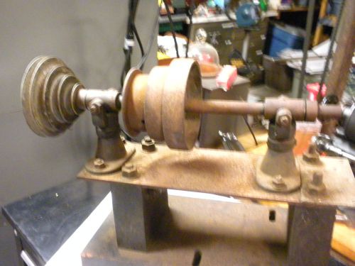 Wall or Bench mounted Flat belt counter shaft for a Lathe!