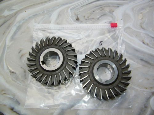 2-pcs - niagara - straight side milling cutter - usa- 3-7/8 x 1 x 1 1/4 for sale