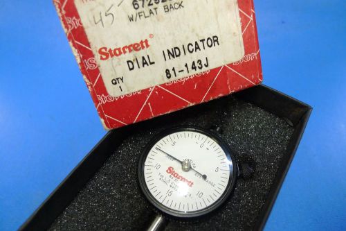 Starrett no. 81-136 jeweled dial indicator .0005&#034; range .075&#034;  *13 for sale