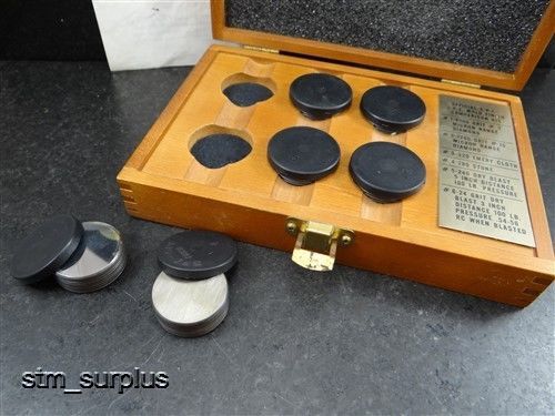 Spi official dme mold finish comparison kit w/ wooden case for sale