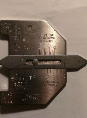 Palmgren Products, No. 5G, Welding Gauge, Made in USA! NEW!