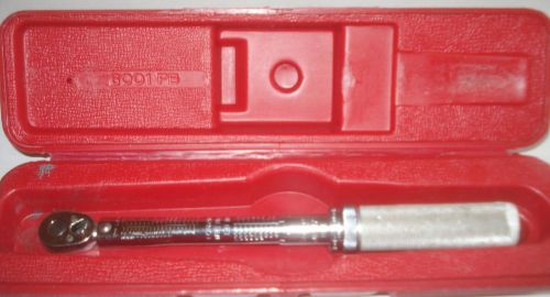 Snap on qjr117e 3/8 inch drive torque wrench 30-200 in lb usa made for sale