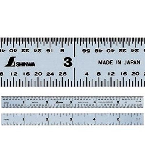 Shinwa machinist 6&#034; hardened stainless steel rule ruler for sale