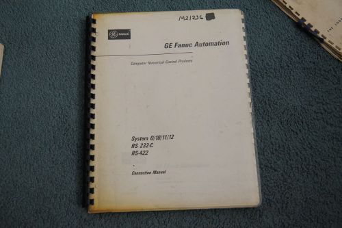 Fanuc 0 , 10  Connection Manual RS232-C  RS-422