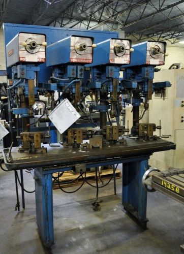 15&#034; powermatic 4-spindle drill press for sale