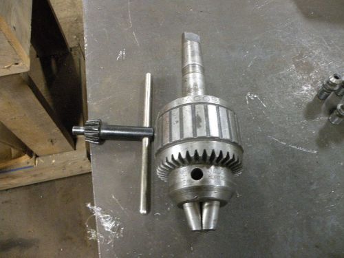 JACOBS  SUPER DRILL CHUCK 3/8 to 1&#034; CAPACITY  W/ KEY