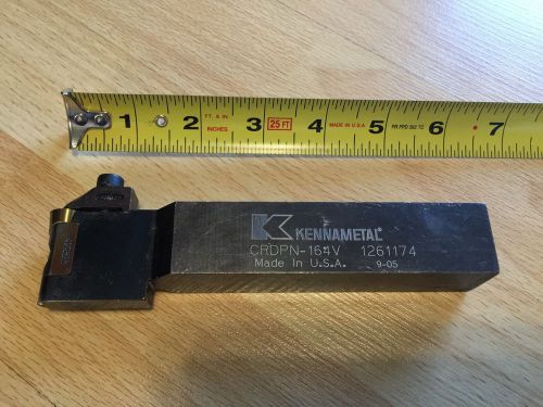 KENNAMETAL CRDPN-164V V-BOTTOM ROUND INDEXIBLE TOOLHOLDER WITH 16 INSERTS