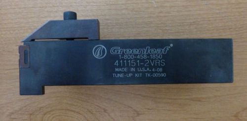 Greenleaf carbide insert holder, 411151-2vrs. v-bottom round toolholder, used. for sale