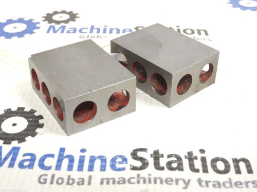 Pair of machinist steel parallel set up blocks - 3/4&#034; x 1-3/8&#034; x 1-3/4&#034; for sale