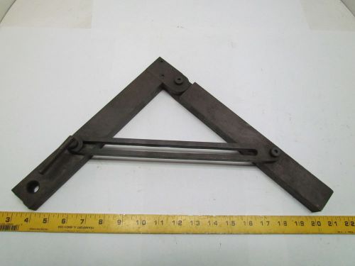 12x13-12&#034; adjustable steel jig &amp; fixture square 1x1 1/2&#034; stock for sale