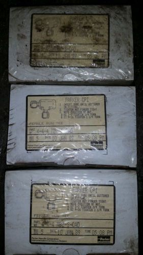 Parker CPI weldlok 4-4-4 MBZ-S-CAD 3 boxes